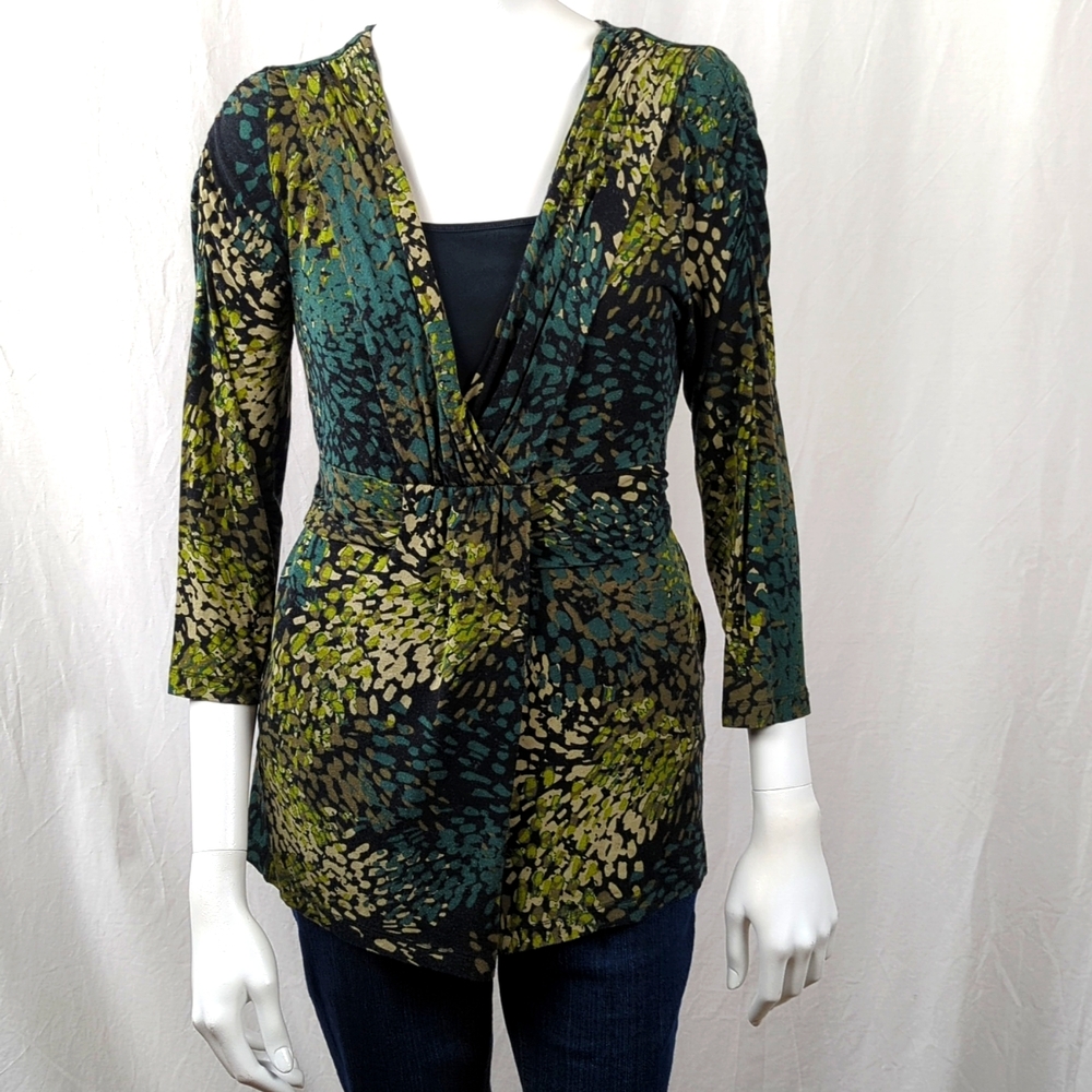 KELLO SCANDINAVIA HEAVY COTTON RUCHED BLOUSE FROM DENMARK